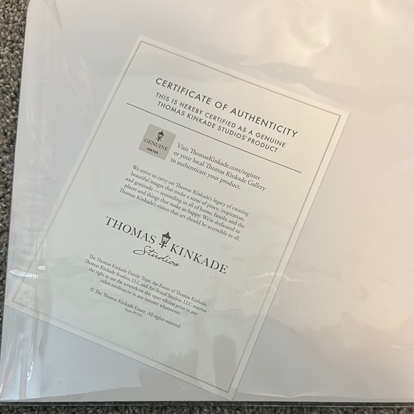 Thomas Kinkade Alice in Wonderland Print - Picture 2 of 2